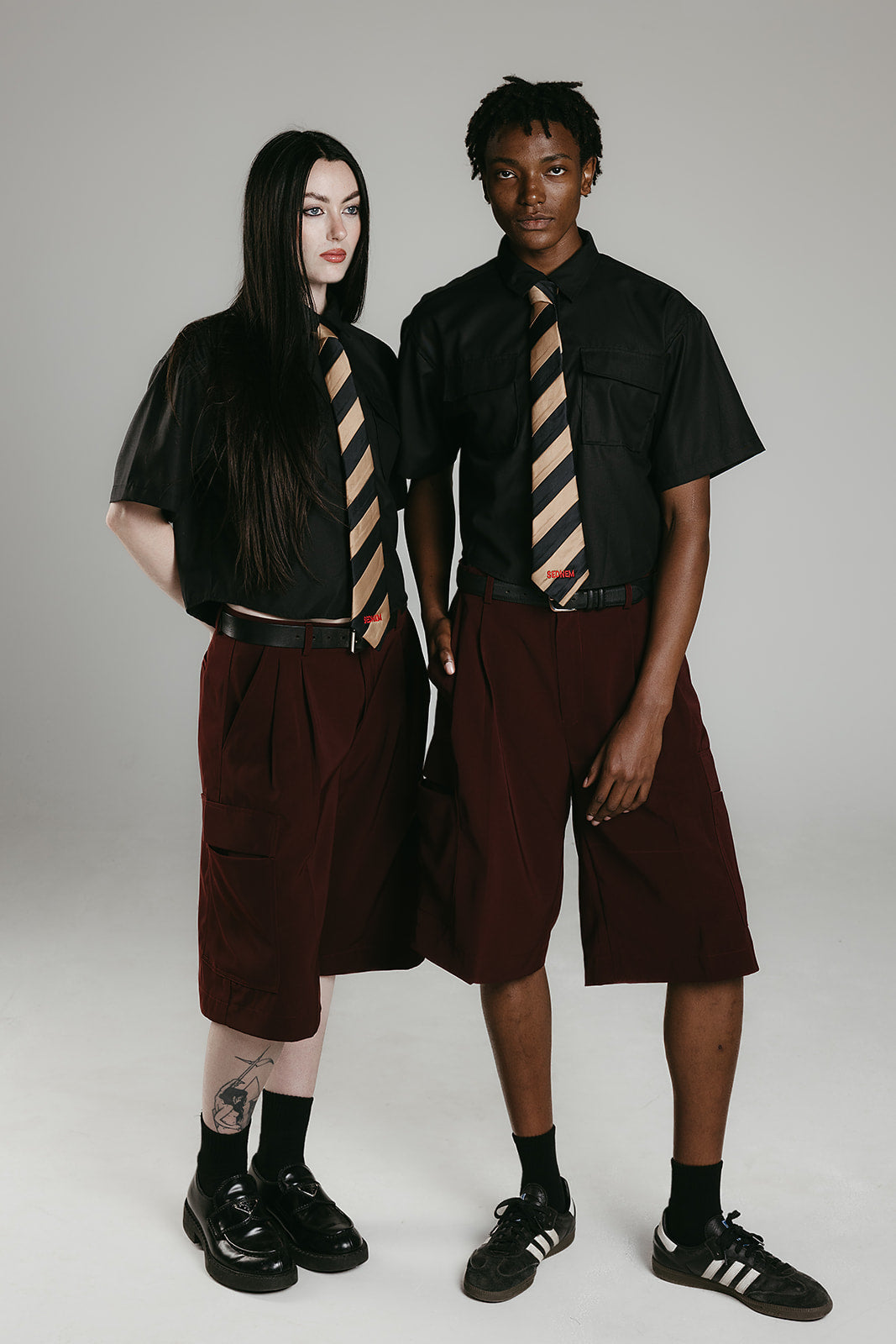 SEDNEM BLACK-BEIGE TIE