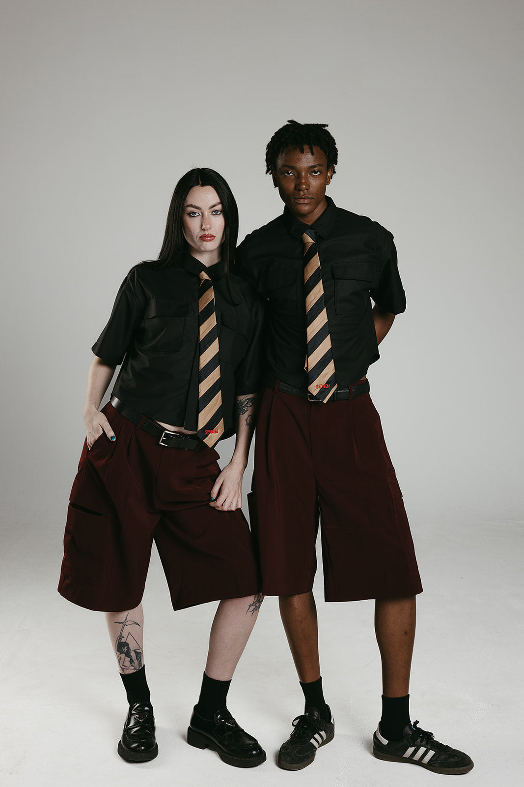 SEDNEM BLACK-BEIGE TIE